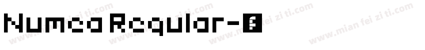 Numea Regular字体转换